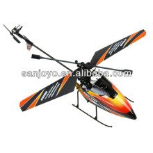 helicóptero rc 2.4G 4CH cuchilla simple wl juguetes Gyro RC MINI exterior r / c helicóptero con LCD y 2 baterías v911 ​​helicóptero